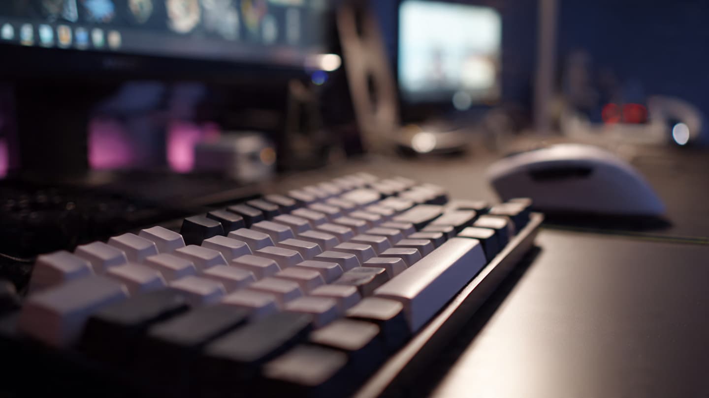 Keyboard and mouse placed too far forward