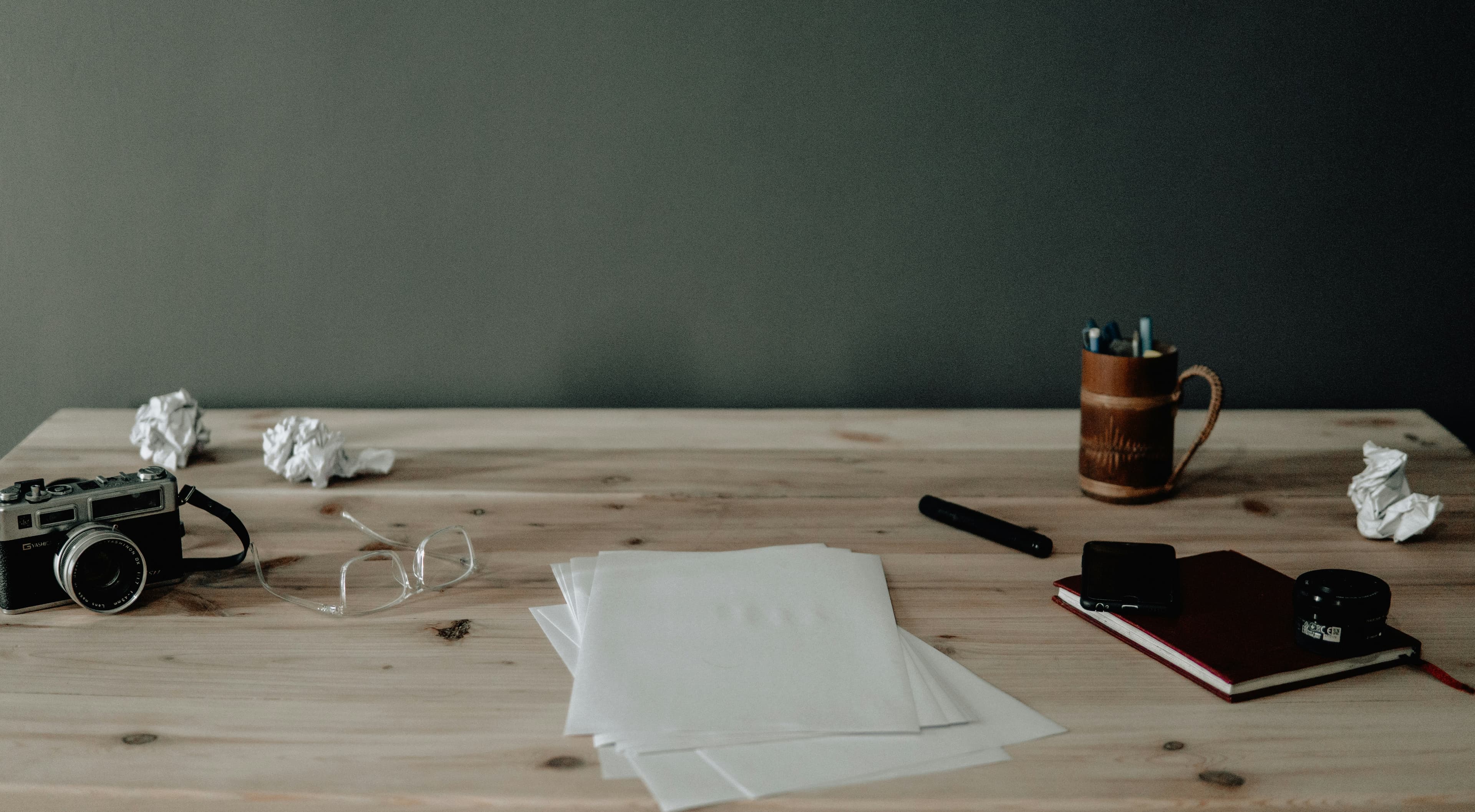 Minimal Aesthetic desk setup