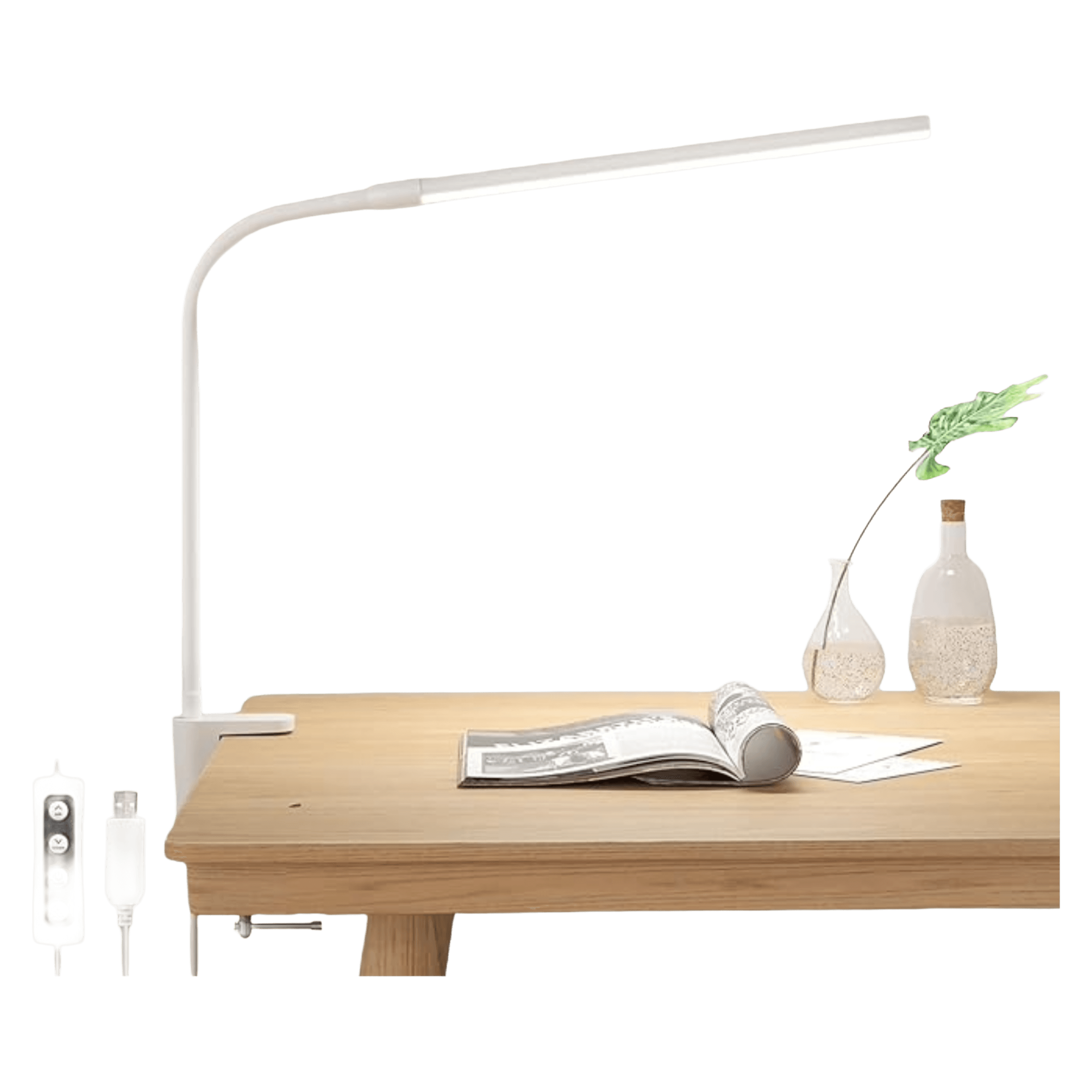 Lepro Clamp-On White Desk Lamp