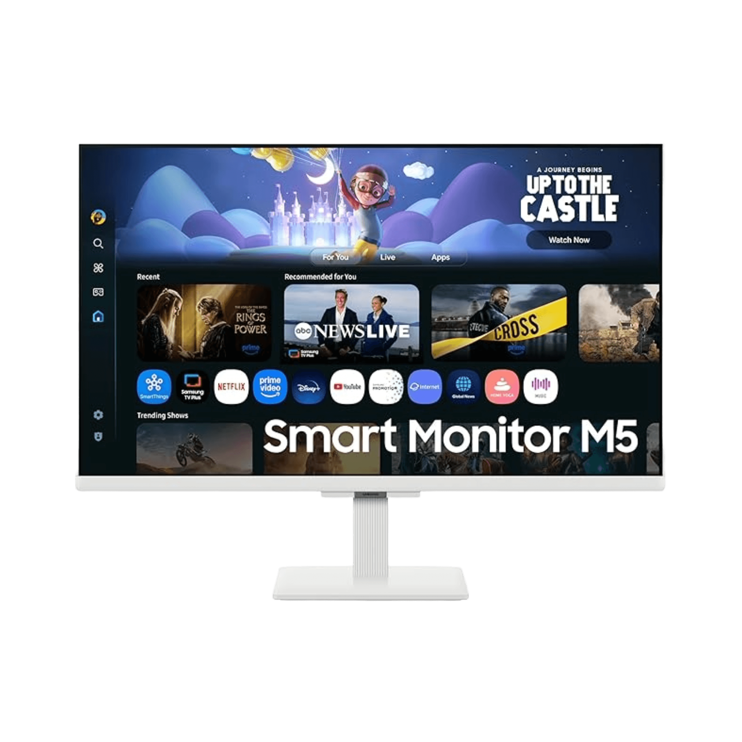 Samsung M5 27-Inch White Smart Monitor
